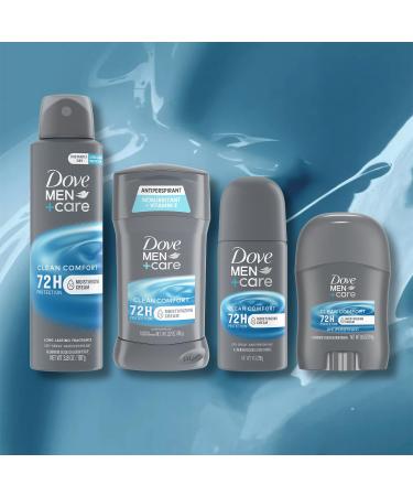 Dove Men + Care Clean Comfort Antiperspirants Men s Antiperspirant Spray + Stick Full and Travel-Size Sets 72H Protection (4 Piece Set) - Buy Online on GoSupps.com