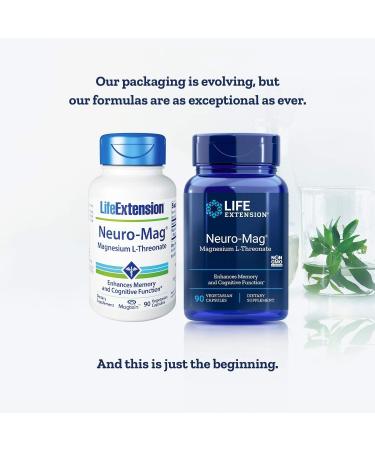 Life Extension Neuro-Mag Magnesium L-Threonate 90 Capsules - Dietary Supplement - Buy Online on GoSupps.com