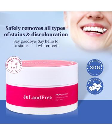 Shop Tooth Whitening Powder | PAP+ Enamel Safe Non-Sensitive Formula | Dentist Approved Decontamination Toothpaste Powder - Buy Online on GoSupps.com