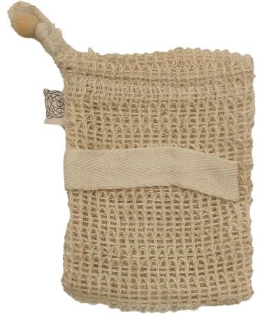 10 Natural Sisal Exfoliating Soap Saver Bags - Eco-Friendly Pouches for Drying & Exfoliating Soap Bars | Perfect for Showers - Buy Online on GoSupps.com
