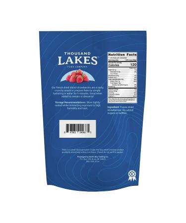 Thousand Lakes Freeze Dried Fruits and Vegetables - Blueberries  Strawberries 2-pack  No Sugar Added  100 Berries Strawberries  Blueberries 1.2 Ounce (Pack of 2) - Buy Online on GoSupps.com