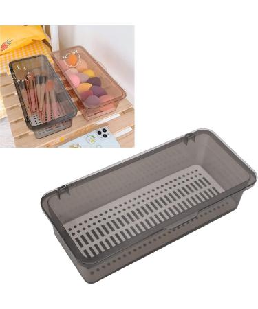 Professional Portable Nail Art Tool Dust Brush Organizer Box with Hinged Cover Design Wide Range of Use Easy to Drain for Home Nail Salon - PC Material - Buy Online on GoSupps.com
