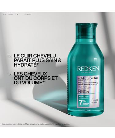 Redken Acidic Grow Full System Shampooing Densifiant pH quilibr & Formule L g re Hydrate Fortifie & Donne du Volume Pour Cheveux Fins ou Plats 300 ml Shampoing - Buy Online on GoSupps.com