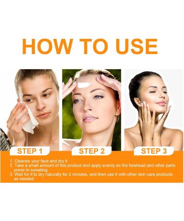 Sweat Absorbing Face Lotion Antiperspirant And Oil Control Lotion Anti Sweat Oil Face Lotion Anti Sweat for Face Long Lasting Oil Control Mild Face Antiperspirant for Face 2PC - Buy Online on GoSupps.com