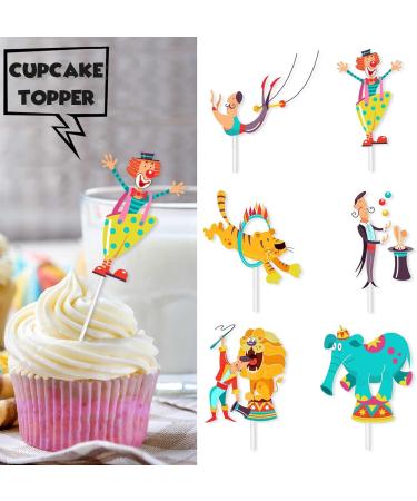 S-Cp-0107 Ice Cream Fruit Dessert Cupcake Topper Colorful Glitter Happy Birthday Sensory Pop Game Theme Decor Supplies Baby Shower Boys Girls Birthday Party Decorations - Buy Online on GoSupps.com