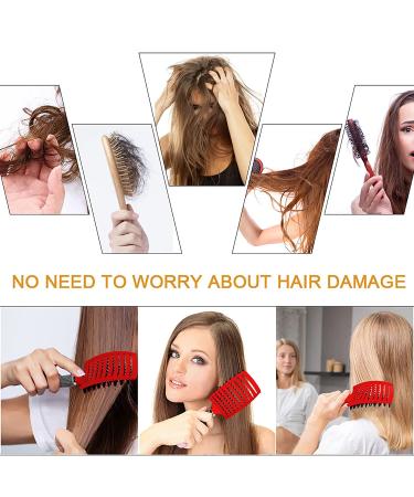 Hairstreaq Detangling Brush - Vented Fast Drying Hairbrush for Girls and Women (Pink) - Buy Online on GoSupps.com