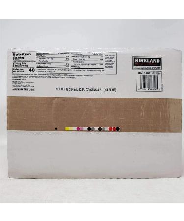 Kirkland Signature Evaporated Milk 12 Cans 12oz - Premium Quality Dairy Product - Buy Online on GoSupps.com