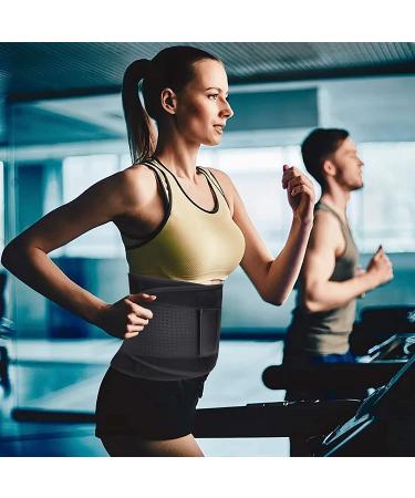 Lumbar Lower Back Brace Support Belt for Pain Relief & Weight Loss - M Black Medium - Buy Online on GoSupps.com