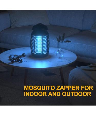 4200V Electric Bug Zapper - High Powered Waterproof Mosquito Trap for Indoor and Outdoor Use - Fly Control for Home, Kitchen, Backyard, Camping - Black - Buy Online on GoSupps.com