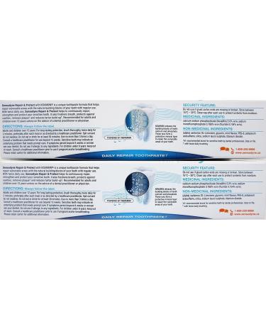 Sensodyne Repair & Protect 75mL with Novamin (Pack of 2) - Canadian Formula - Buy Online on GoSupps.com