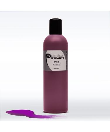 Senjo Color Basic Body Painting Colors I Cosmetic Body Paint Water Soluble | Liquid for Airbrush and Brush I 250ml Red Violet