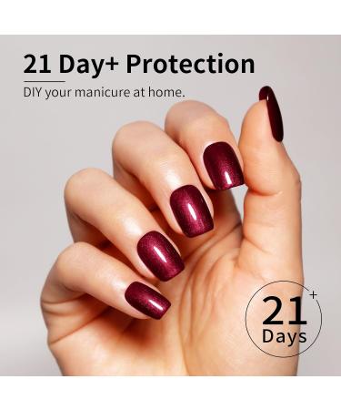 FireDeep Pearl Red Gel Nail Polish 0.54 Fl Oz Large Bottle UV/LED Soak Off Red Gel Polish for Spring and Summer - Buy Online on GoSupps.com