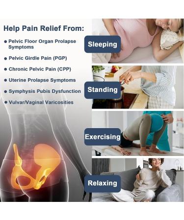 JOMECA Pelvic Support Belt for Prolapse & Vulvar Varicosities - Large Size | SPD Treatment & Pelvic Floor Support Girdle | Relieve Pelvis & Groin Pain - Buy Online on GoSupps.com