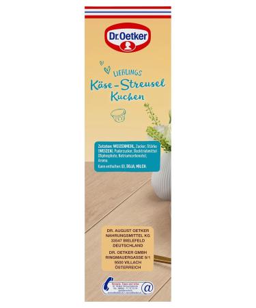 Dr.Oetker Cheese Sprinkles Cake Mix 6-Pack | Creamy Cheesecake Easy Baking 6 x 730 g - International Shipping Available - Buy Online on GoSupps.com