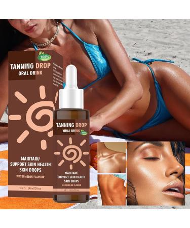 Body Tanning Drops Face Tanning DropsGradual Glow Bronzing 60ml Moisturizing Oil for Daily Use Travel Vacation Pool Summer Body Face - Buy Online on GoSupps.com