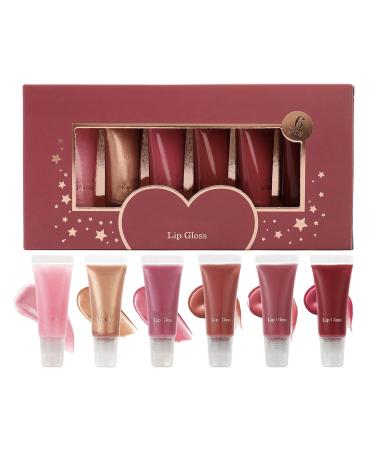 Lip Gloss | Intense Glossy Moisturizing Lip Lipstick Nourishing Plumping Moisturizing Lipstick with a Natural Effect