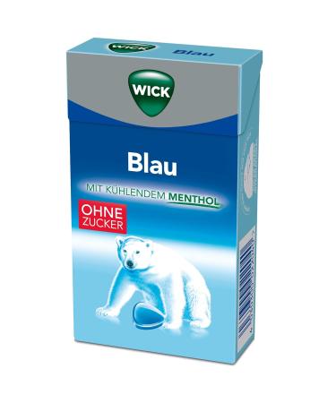 Wick Blue Menthol Throat Lozenges - Sugar-Free 6-Pack (6x46g) | Soothing Relief for International Shipping - Buy Online on GoSupps.com