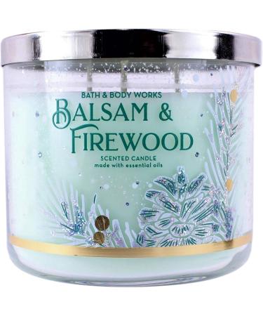 Buy White Barn Bath & Body Works Balsam and Firewood 3 Wick Scented Candle 14.5 oz - International Shipping Available - Buy Online on GoSupps.com