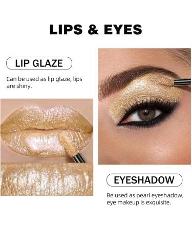 Liquid Lipstick 24g NonStick Long Lasting Color Shimmering Lipsticks Sunset Gold Lipstick - Buy Online on GoSupps.com