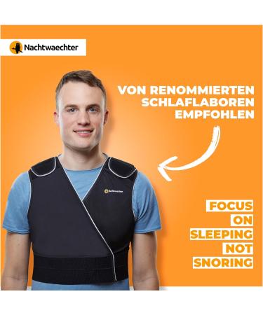 Night Waechter Anti-Snoring Vest 2.0 XL/XXL | Effective Snoring Prevention | Modern Comfort for On-the-Go Relief - Buy Online on GoSupps.com