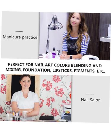 2pcs Adjustable Nail Art Palette Ring - Nail Polish Holder & Color Tray for Perfect Nail Art - Buy Online on GoSupps.com