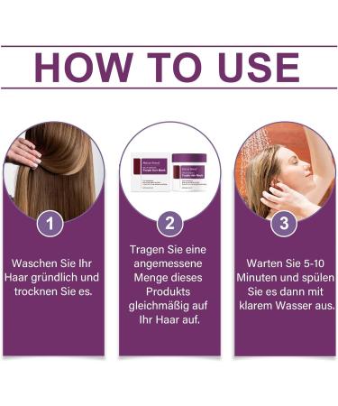  Clawrex Purple Hair Mask 100g for Blonde and Blonde Hair Moisturizing Hair Damage Repair Long Lasting Color Hold - Buy Online on GoSupps.com