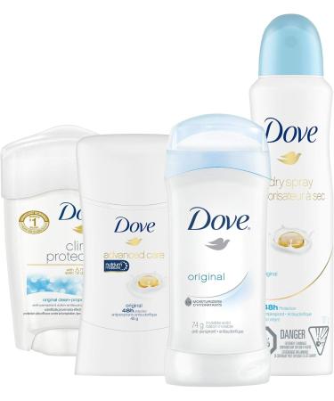 Dove Antiperspirant Stick Original antibacterial odour protection 74 GR - Buy Online on GoSupps.com