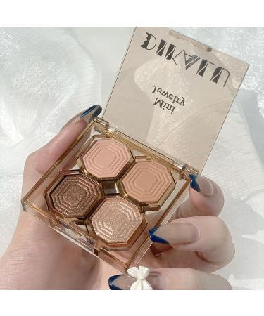 XGZ Eyeshadow Makeup Shimmer Glitter Eye Shadow Long Lasting Self-Adhesive Eye Shadow Neutral Cosmetic Eye Shadow 4 Colors - Buy Online on GoSupps.com