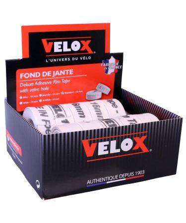 Velox Deluxe Cotton Rim Tape, 13mm (Box of 10), White