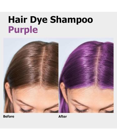 Professional 3-in-1 Hair Dye Shampoo for Gray Hair - Safe & Effective Purple Hair Color Shampoo - 16.9 Fl Oz | International Shipping Available - Buy Online on GoSupps.com