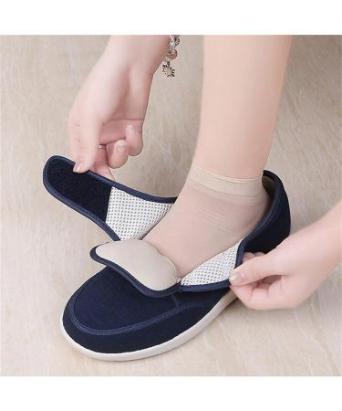 NVBHOF Men's Diabetic Shoes - Extra Wide Adjustable Walking Shoes for Swollen Feet - Blue, Size 12 - Buy Online on GoSupps.com