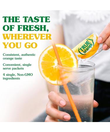 TRUE ORANGE Water Enhancer Bulk Pack Zero Calorie Flavoring For Bottled Water Iced Tea & Recipes Flavor Packets Made with Real Oranges Count 500 (Pack of 1) - (Packaging May Vary) with 5-Pack Additional Bonus Flavors - Buy Online on GoSupps.com