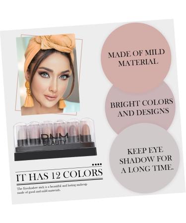 DOITOOL Eye Shadow Pencil 3 Boxes 12 Shadow Box Eyeshadow Stick Gradient Eyeshadow Pen Cosmetics Accessory Woman 1 count (Pack of 1) As Shownx3pcs - Buy Online on GoSupps.com