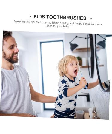 Minkissy 32-Piece Baby Toothbrush Set | 360 Dialogue Brushes & Dental Floss for Newborns Toddlers & Kids - Optimal Oral Care - Buy Online on GoSupps.com