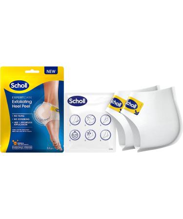 Scholl ExpertCare Exfoliating Heel Peel Foot Mask - Visibly Softer Heels - 1 Pair - Buy Online on GoSupps.com