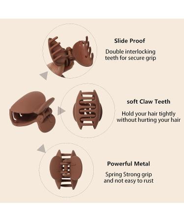HAIMEIKANG Small Hair Claw Clips - 12PCS Mini Hair Clamps for Thin Thick Hair - 1.6 Inch No Slip Mini Banana Clips for Girls Kids - Buy Online on GoSupps.com