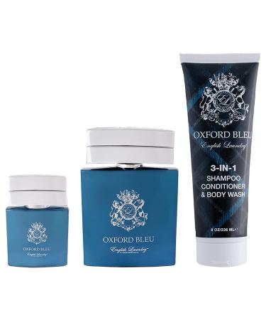 English Laundry Oxford Bleu 3 Piece Fragrance Gift Set - Luxe Scent Collection - Buy Online on GoSupps.com