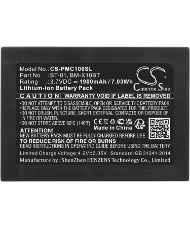 Battery Replacement for Pliant MicroCom XR | 00004394 00004445 BT-01 BM-X10BT - International Shipping Available - Buy Online on GoSupps.com