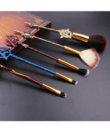 5Pcs Classical Movie Makeup Brushes - Professional Cosmetic Brushes Kit - Buy Online on GoSupps.com