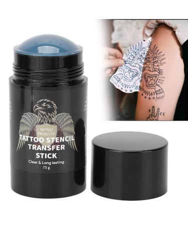 Tattoo Stencil Transfer Gel Stick Tattoo Transfer Soap 75g Tattoo Transfer Cream  Tattoo Stencil Transfer Primer Tattoo Transfer Print Cream Clear Patterns