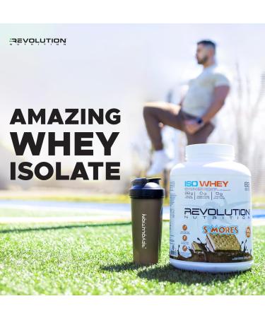 Revolution Nutrition Iso Whey Protein Powder 100% Isolate Premium Formula Gluten Free Low Carb Promoting Lean Muscle Growth in Men & Women 28g Of Protein Per Scoop 908g 27 Servings (Vanilla Cake 2 Pound) Vanilla Cake 27 Servings (Pack of 1) - Buy Online on GoSupps.com