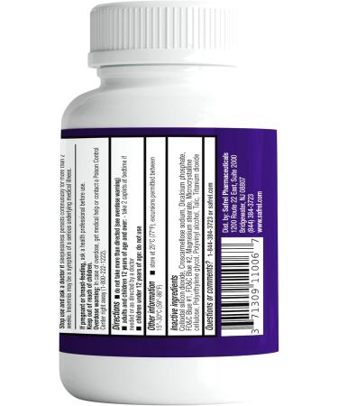 Safrel Nighttime Sleep Aid 25mg - Non Habit-Forming Diphenhydramine | 600 Count for Fast Sleep & Refreshing Mornings - Ideal for Men & Women - Buy Online on GoSupps.com