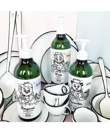 Yope Natural Detergent Washing-Up Liquid | Bergamot & Basil | Vegan | Cruelty Free | Paraben & SLS Free | 750 ml Bergamot Basil - Buy Online on GoSupps.com