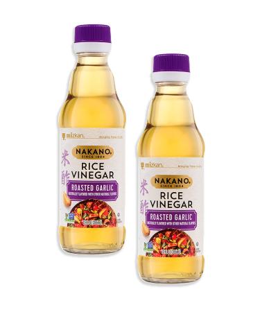 Nakano Rice Vinegar Seasoned Roasted Garlic -- 12 fl oz - 2 pc