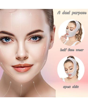 GTRA Beauty Face Sleep Sculpting Mask + V Line Mask & Face Lift Tape Kit - Chin Reducer & Wrinkle Patches for Face Tightening - Pink - Buy Online on GoSupps.com