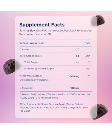 Canary Sunrise Spark Gummies - Paradise Punch Daily Balanced Energy Boost & Focus Support - Yerba-Mate Gluten-Free Non-GMO - 60 Vegan Gummies - Buy Online on GoSupps.com