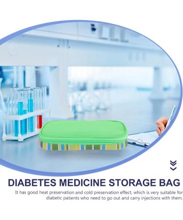COHEALI Insulin Cooler Bag - Travel Toiletries Organizer for Diabetic Supplies - Green - Buy Online on GoSupps.com