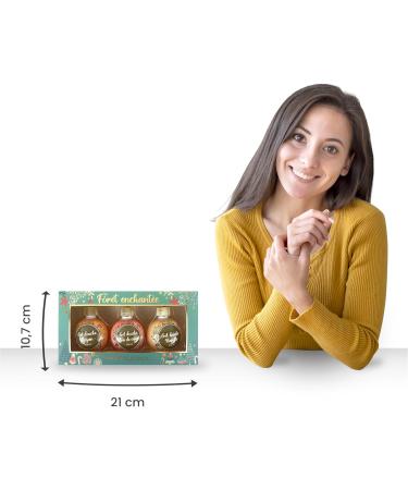  French Tendance Enchanted Forest Shower Gel Trio 100ml - Argan Cherry Blossom Vanilla - Body Care Kit Pampering Bath - Women's Beauty and Wellness Gift Set - Travel Size - French Trend - Buy Online on GoSupps.com