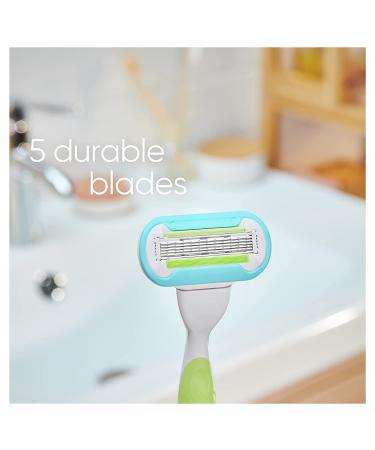 Gillette Venus Women's Razor Blade Refills - Extra Smooth 4 ct & Deluxe Smooth Sensitive 2 ct - Total 6 Refills - Buy Online on GoSupps.com