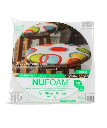 Fairfield DBN1612 2 Piece NuFoam Pads  16 x 16 x 1  White